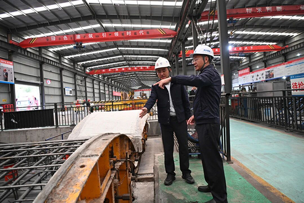 四川路橋黨委委員、紀(jì)委書記焦利軍赴都四項(xiàng)目檢查指導(dǎo)工作