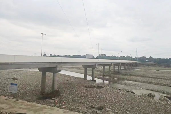 什邡市X112禾隱路永濟(jì)大橋新建工程正式建成通車